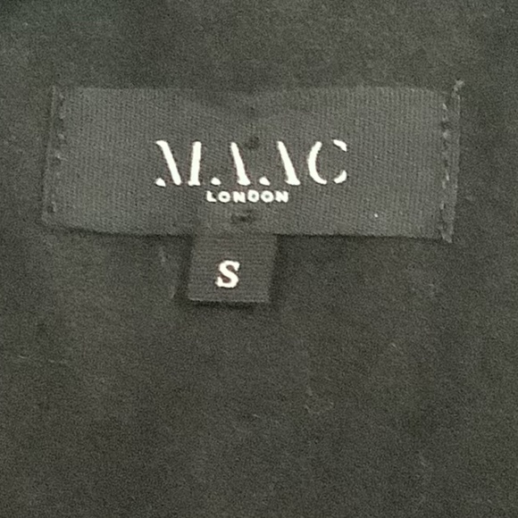 M.A.A.C London Minimalist Wool Coat Size Small - Picture 2 of 13